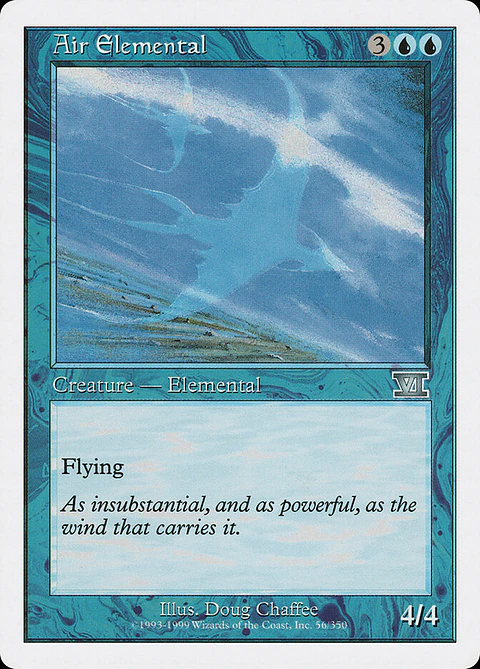 Air Elemental (Retro Frame)