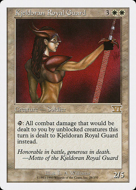 Kjeldoran Royal Guard (Retro Frame)