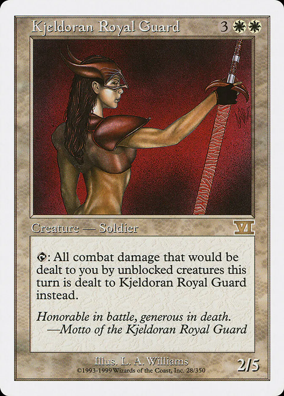 Kjeldoran Royal Guard (Retro Frame) 1