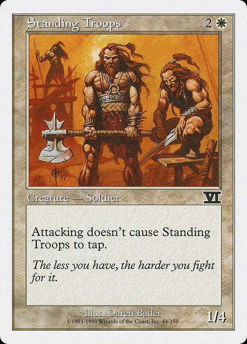 Standing Troops (Retro Frame)