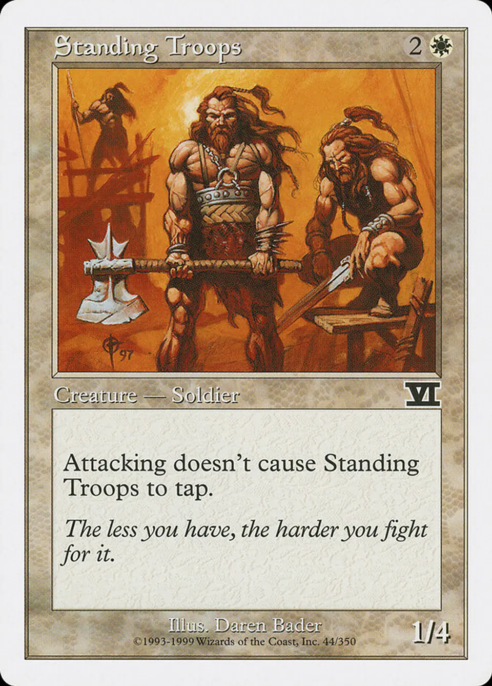 Standing Troops (Retro Frame) 1