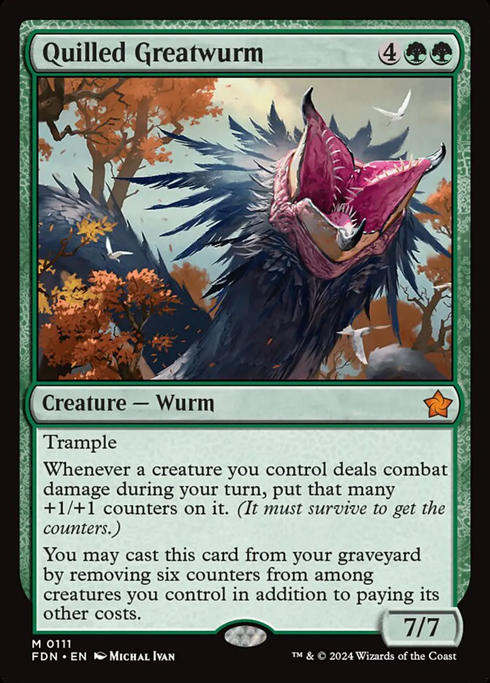 Quilled Greatwurm 1