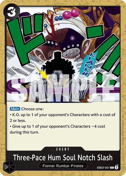 Three-Pace Hum Soul Notch Slash