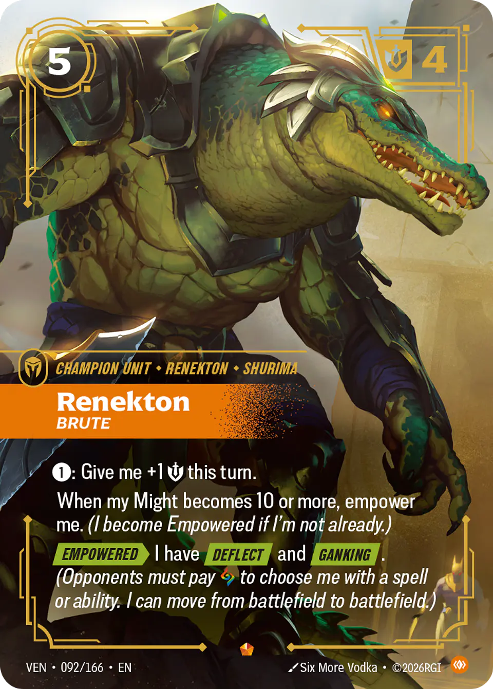 Renekton, Brute 1