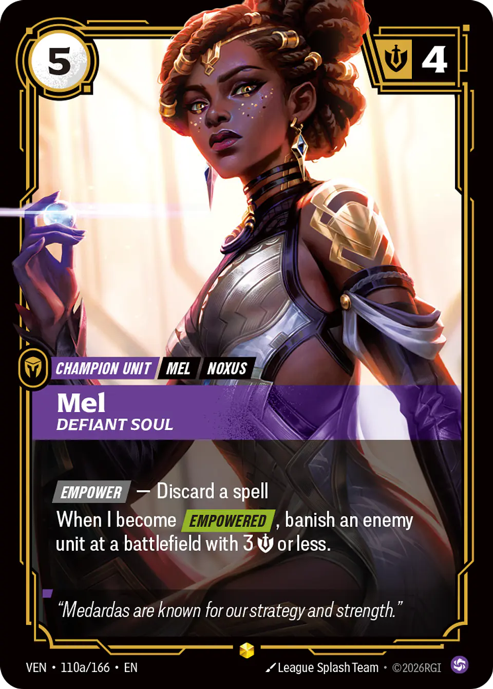 Mel, Defiant Soul 1