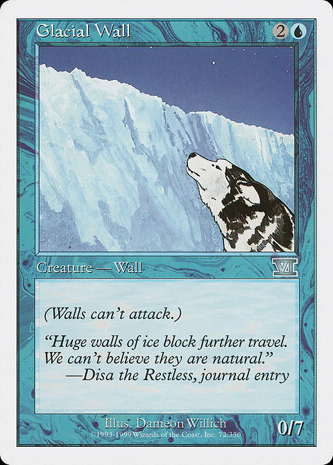 Glacial Wall (Retro Frame)