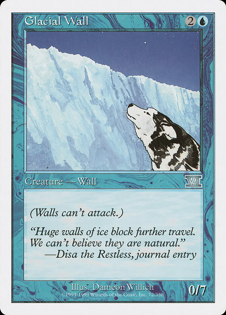 Glacial Wall (Retro Frame) 1