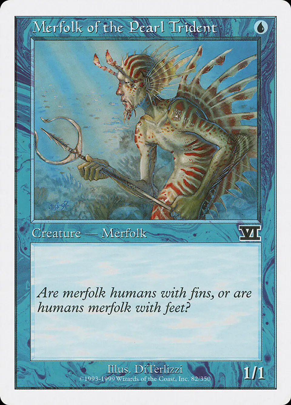 Merfolk of the Pearl Trident (Retro Frame) 1
