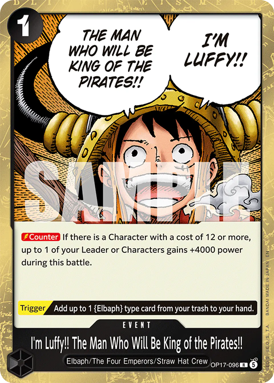 I'm Luffy!! The Man Who Will Be King of the Pirates!! 1