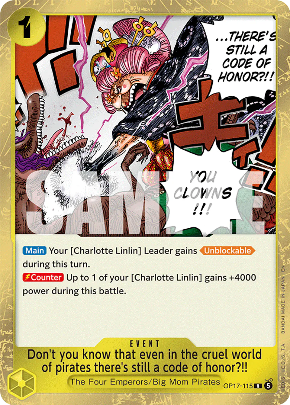 Don't you know that even in the cruel world of pirates there's still a code of honor?!! 1