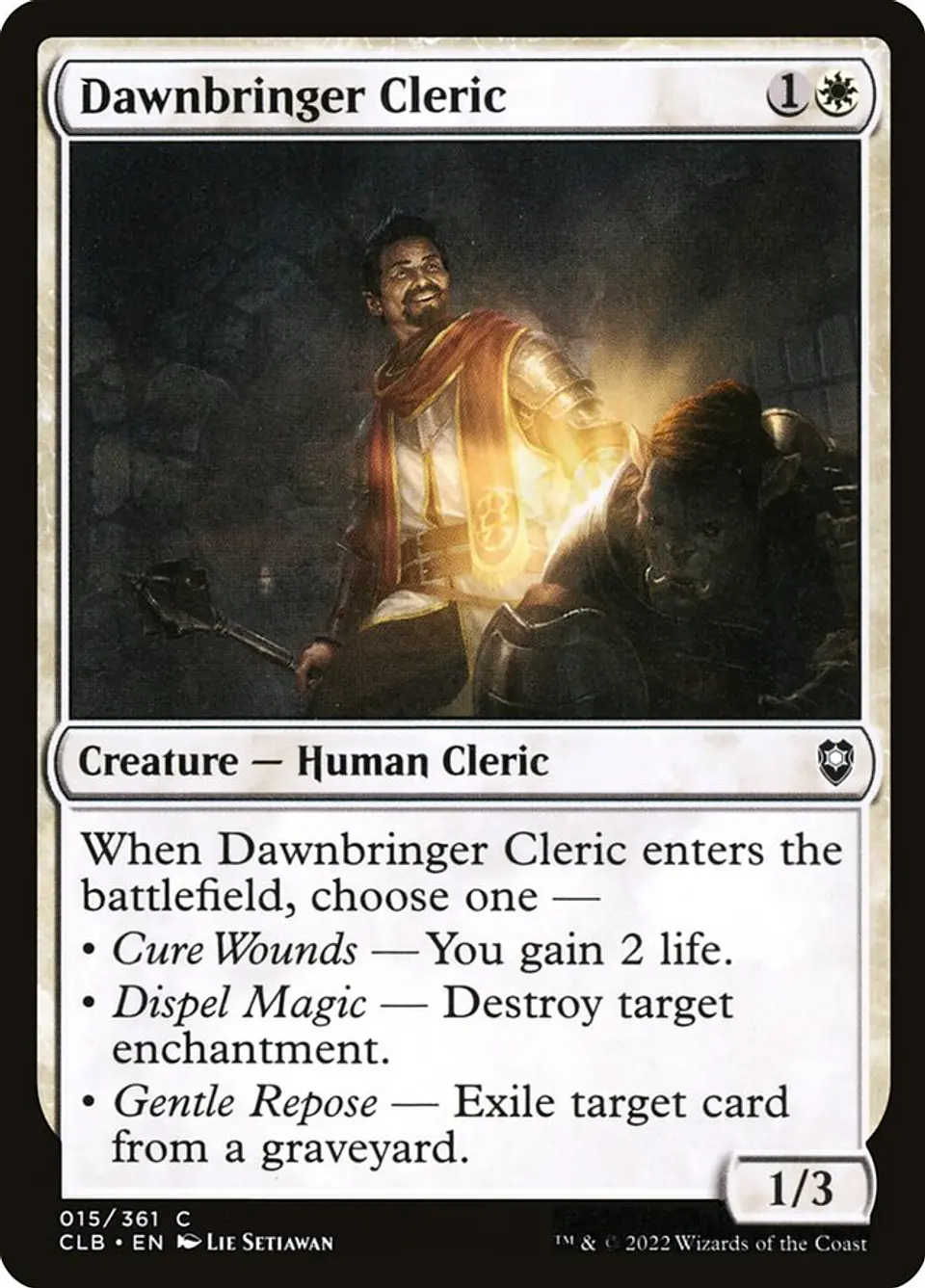 Dawnbringer Cleric 1
