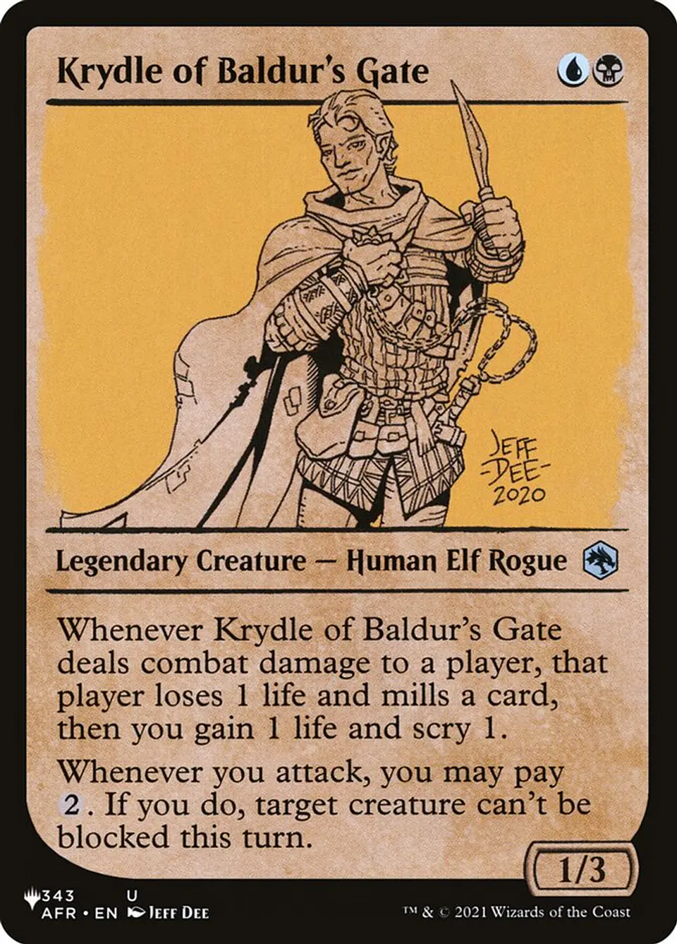 Krydle of Baldur's Gate (The List) 1