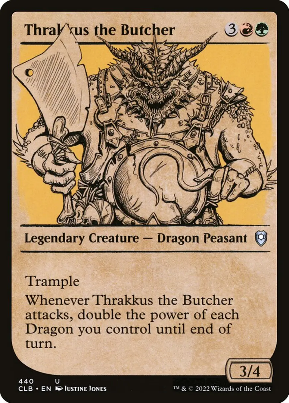 Thrakkus the Butcher (Showcase) 1