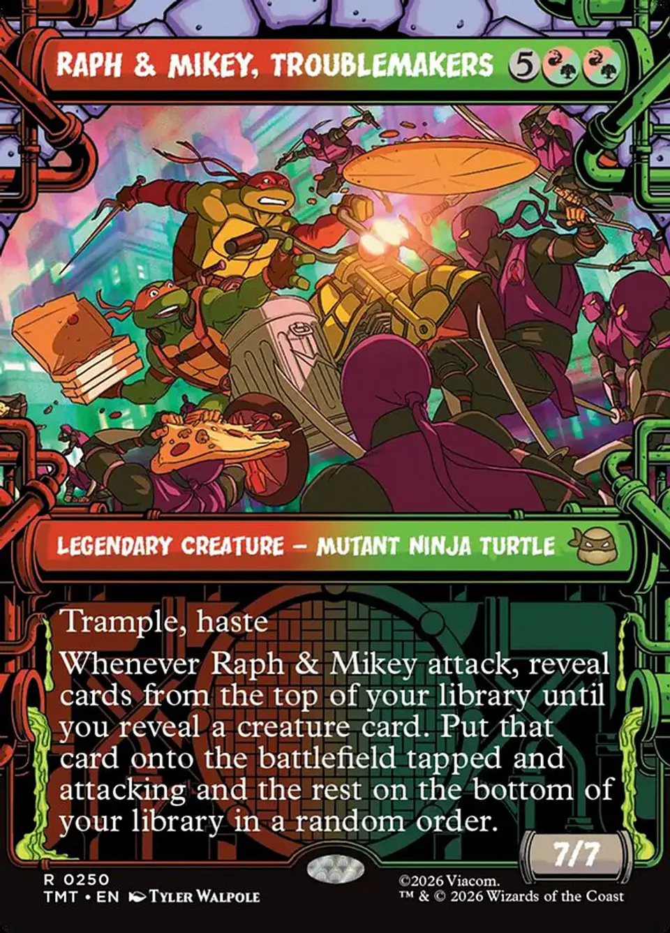 Raph & Mikey, Troublemakers (Borderless) 1