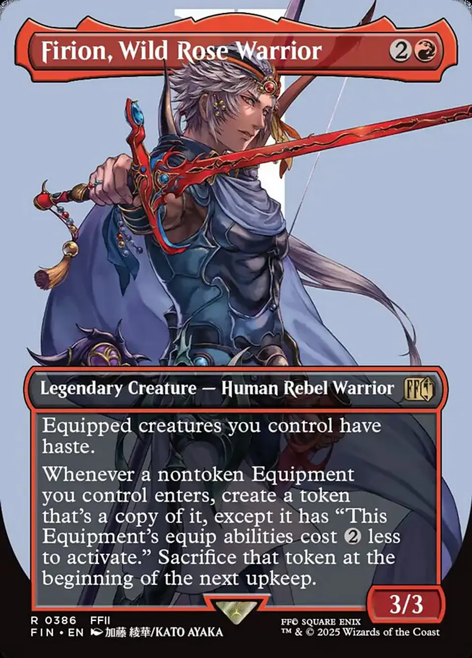 Firion, Wild Rose Warrior (Borderless) 1