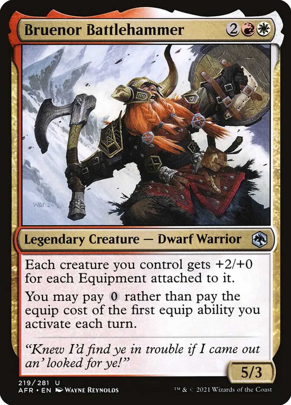 Bruenor Battlehammer 1
