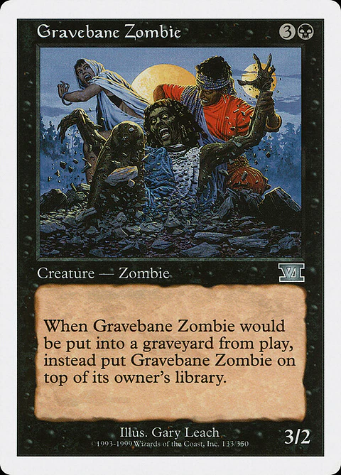Gravebane Zombie (Retro Frame)