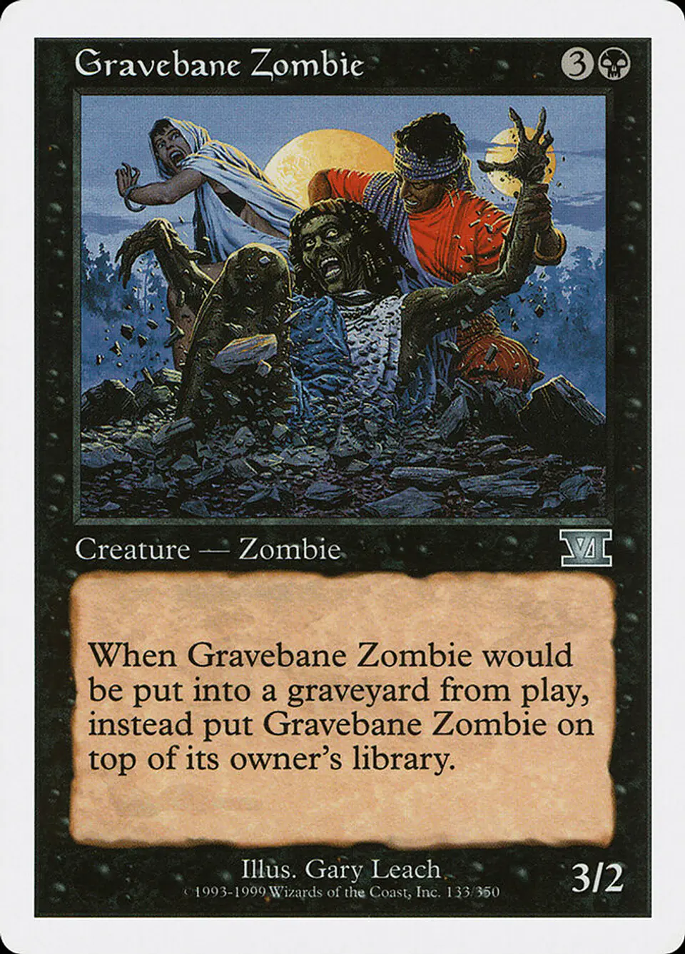 Gravebane Zombie (Retro Frame) 1