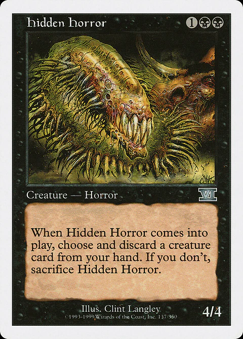 Hidden Horror (Retro Frame)