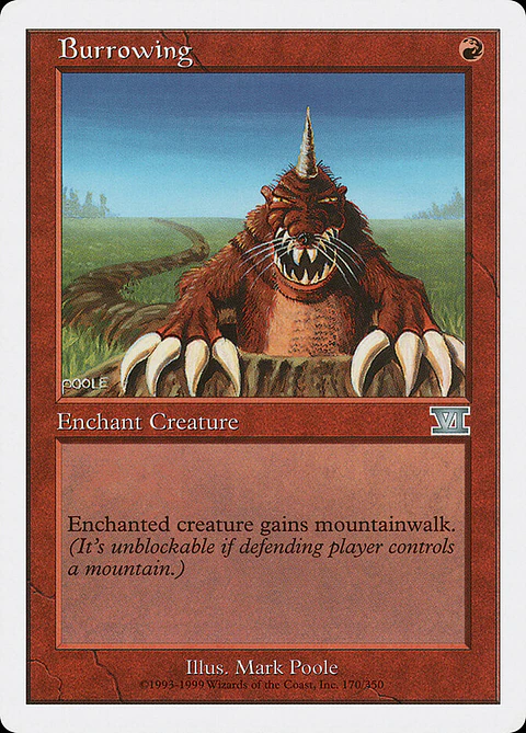 Burrowing (Retro Frame)