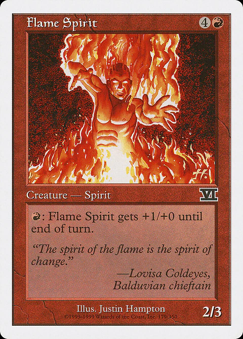 Flame Spirit (Retro Frame)