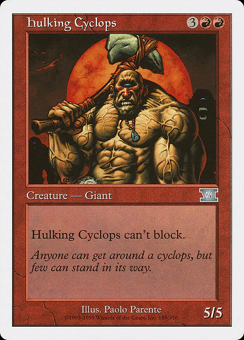 Hulking Cyclops (Retro Frame)