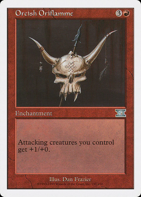Orcish Oriflamme (Retro Frame)