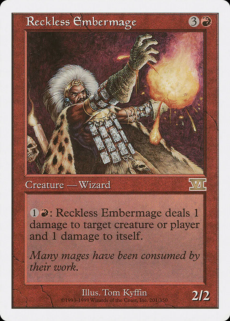 Reckless Embermage (Retro Frame) 1