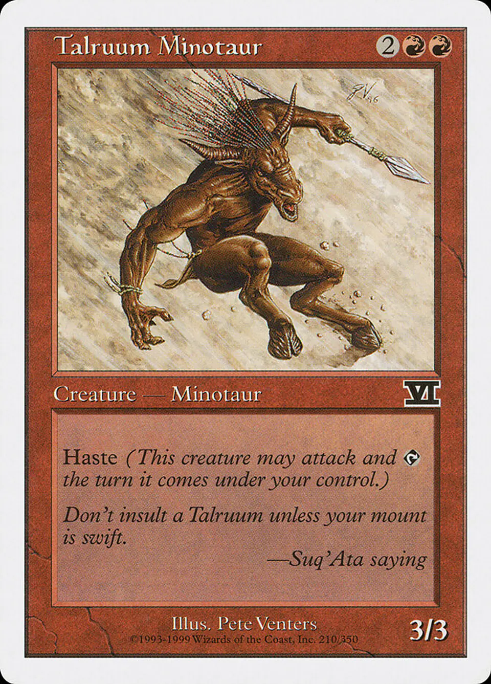 Talruum Minotaur (Retro Frame) 1