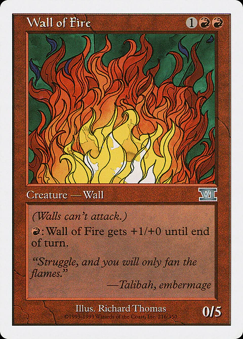 Wall of Fire (Retro Frame)