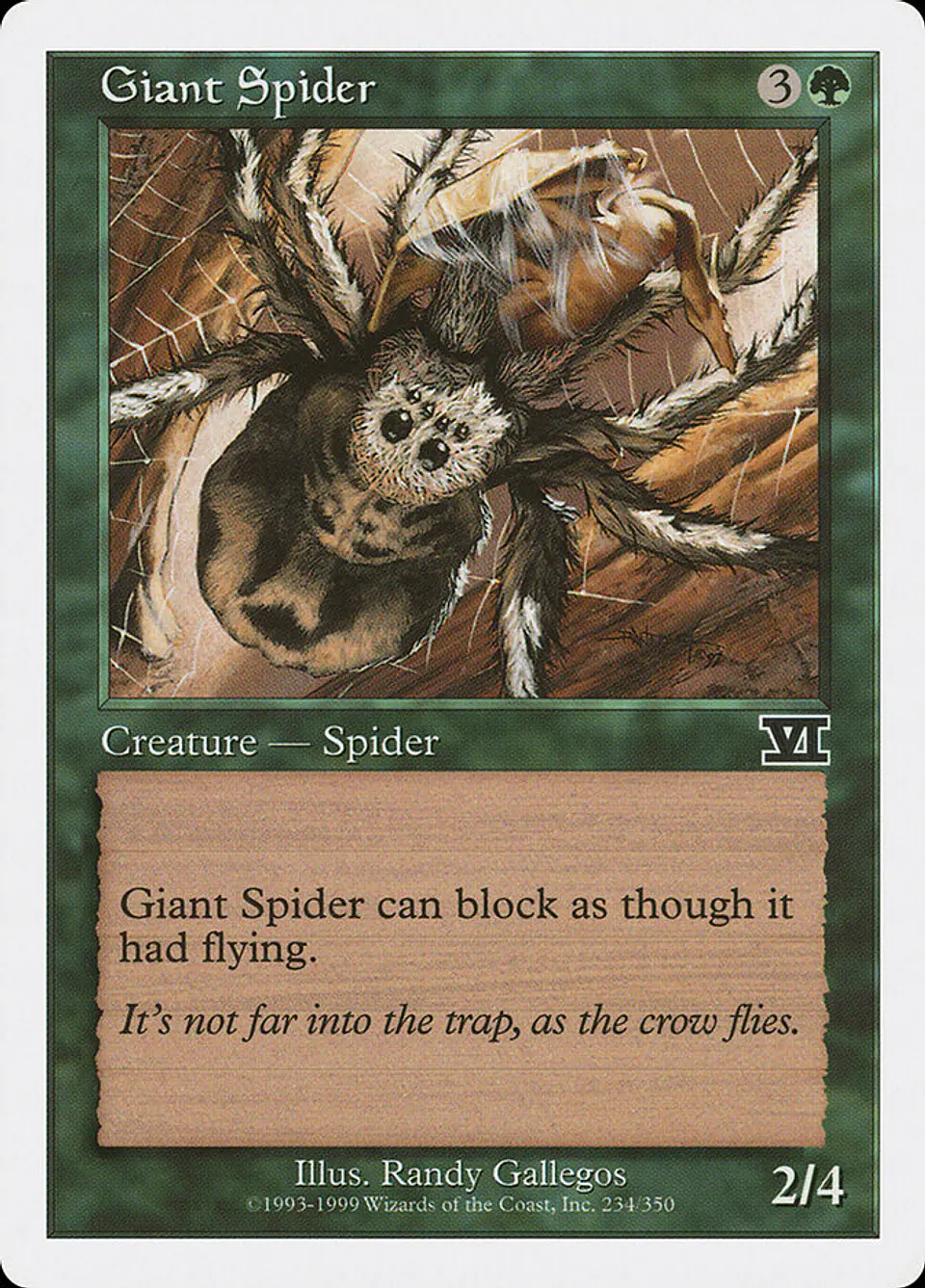 Giant Spider (Retro Frame) 1