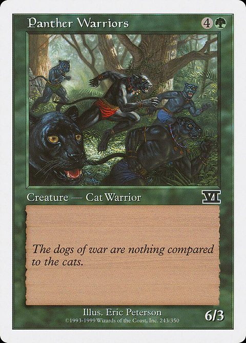 Panther Warriors (Retro Frame)