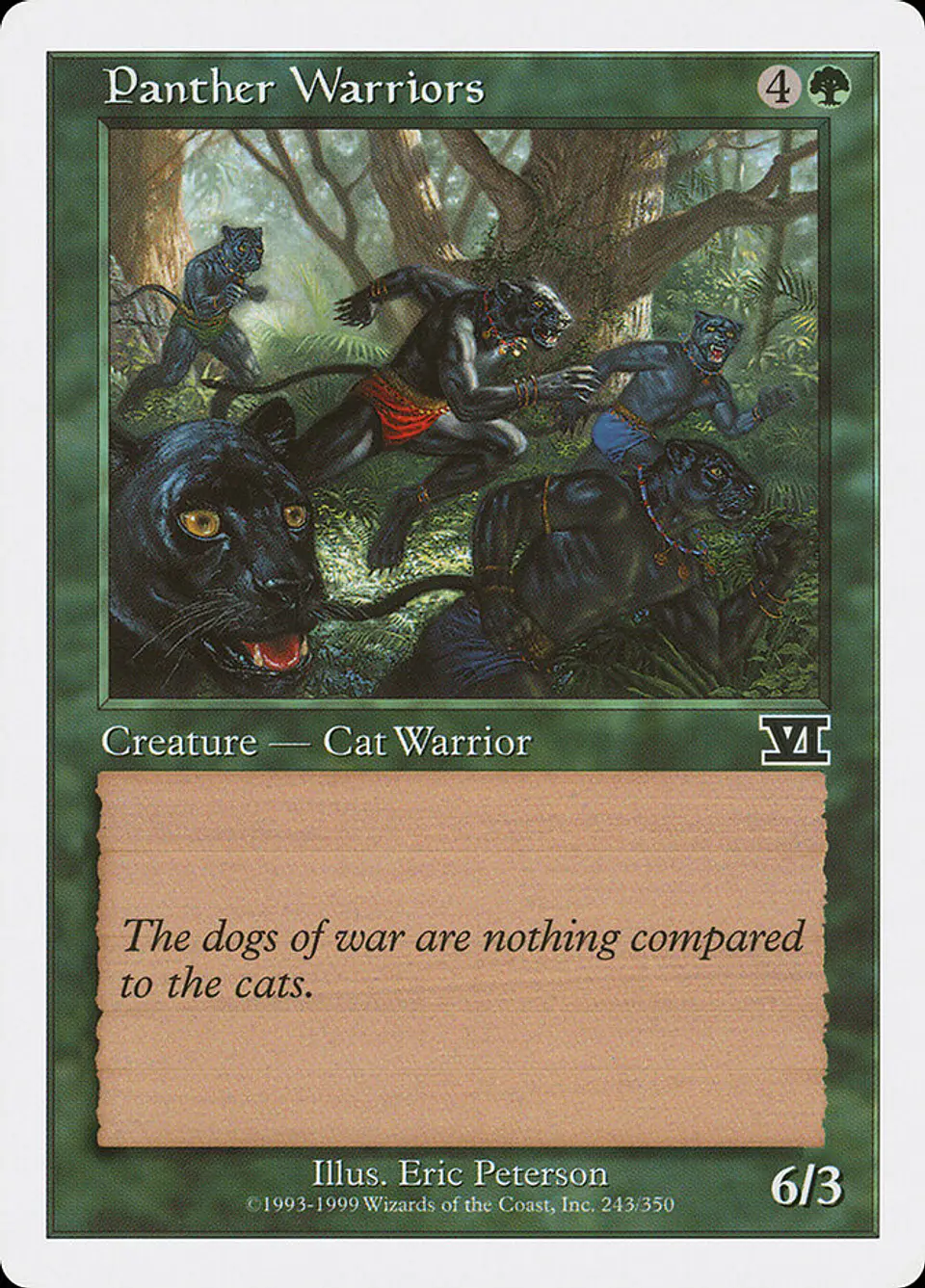 Panther Warriors (Retro Frame) 1