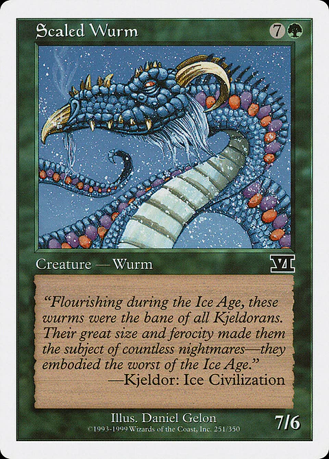 Scaled Wurm (Retro Frame)