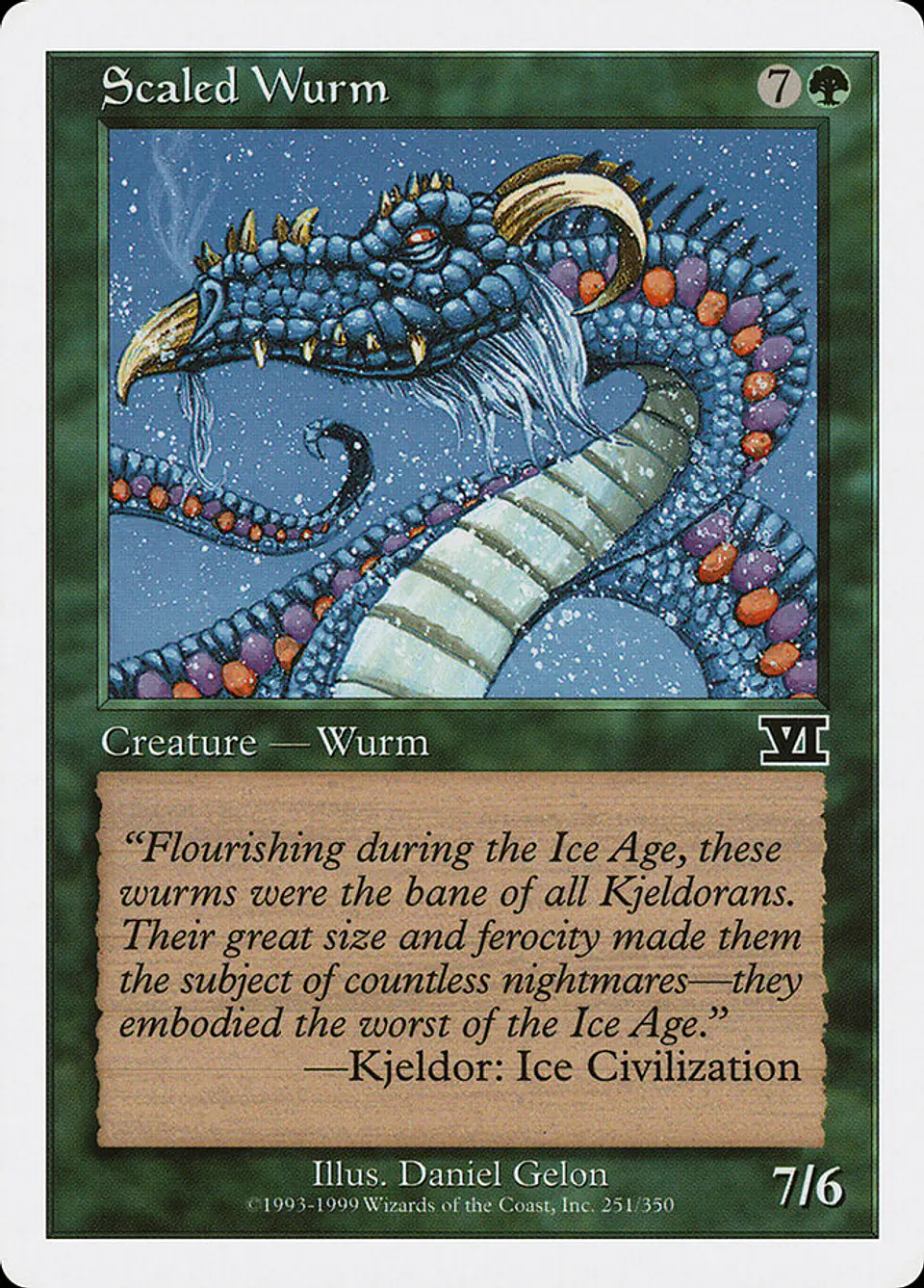 Scaled Wurm (Retro Frame) 1