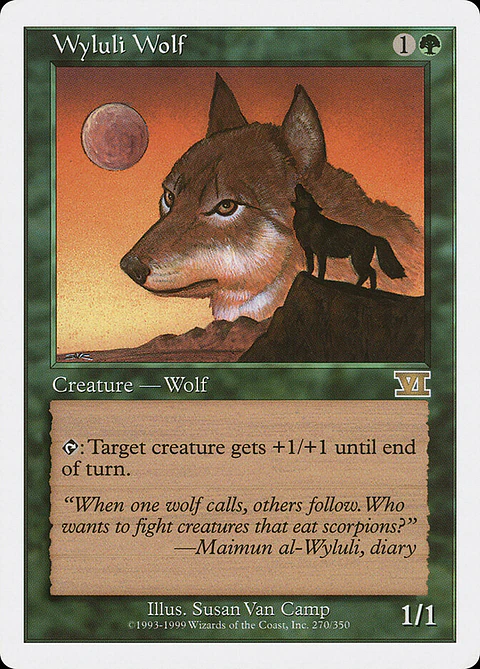 Wyluli Wolf (Retro Frame)