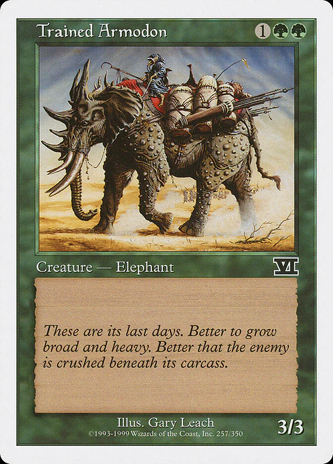 Trained Armodon (Retro Frame)