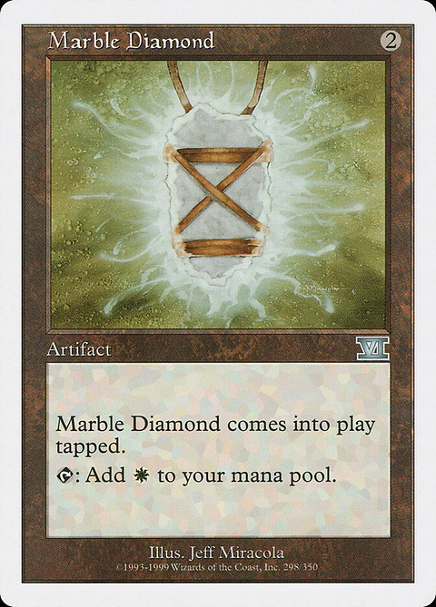 Marble Diamond (Retro Frame)