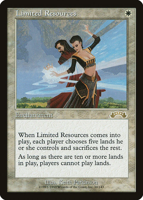 Limited Resources (Retro Frame)