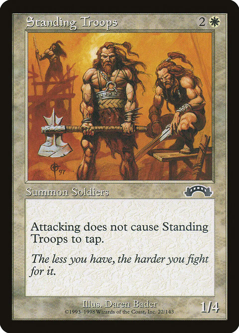 Standing Troops (Retro Frame) 1