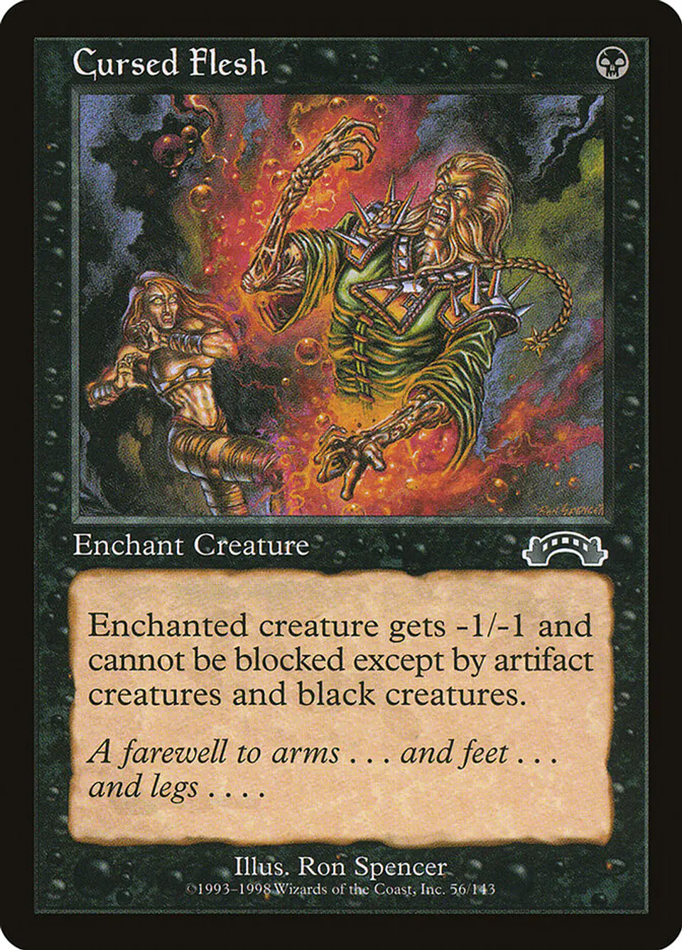 Cursed Flesh (Retro Frame) 1