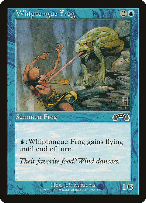 Whiptongue Frog (Retro Frame)