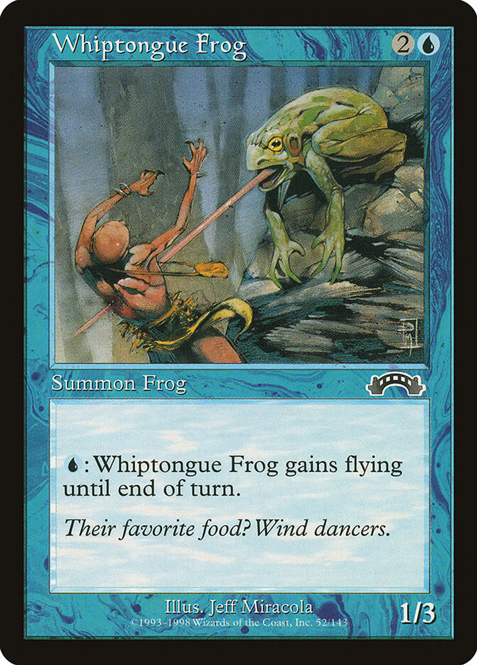 Whiptongue Frog (Retro Frame) 1