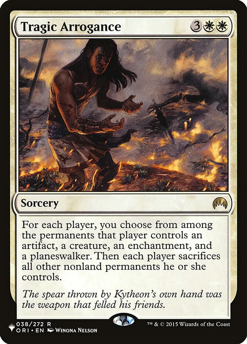 Tragic Arrogance (The List) 1