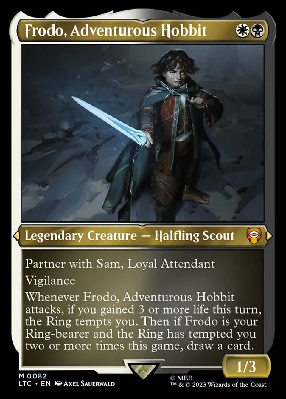 Frodo, Adventurous Hobbit (Carta de exhibición) 1