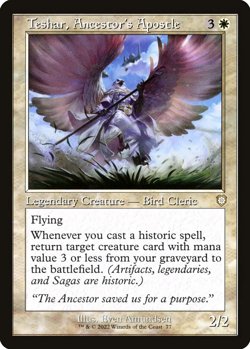 Teshar, Ancestor's Apostle (Retro Frame) 1