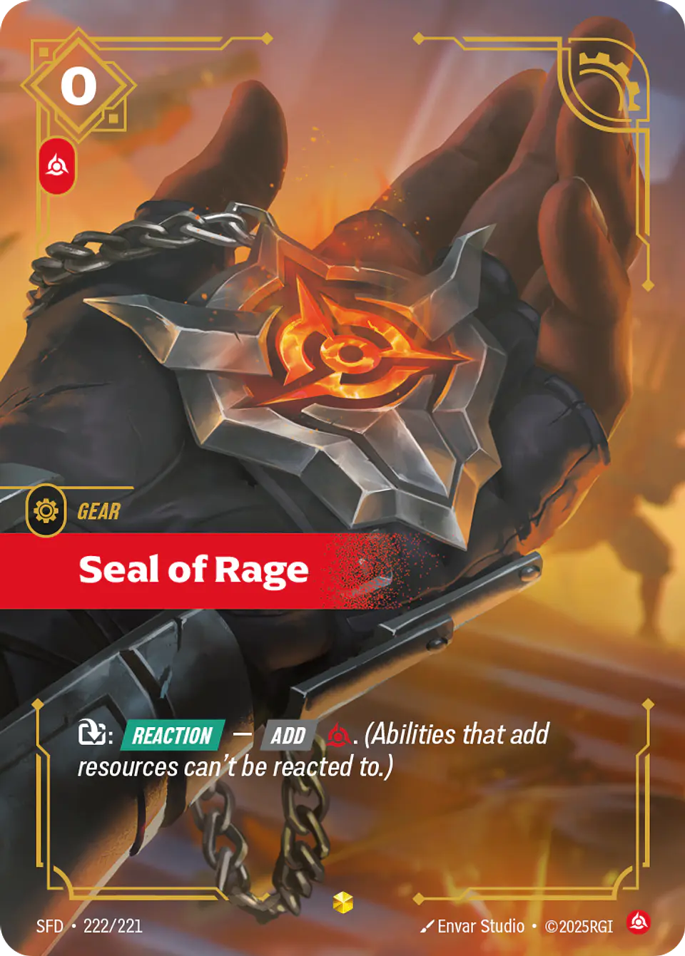 Seal of Rage (Overnumbered) 1