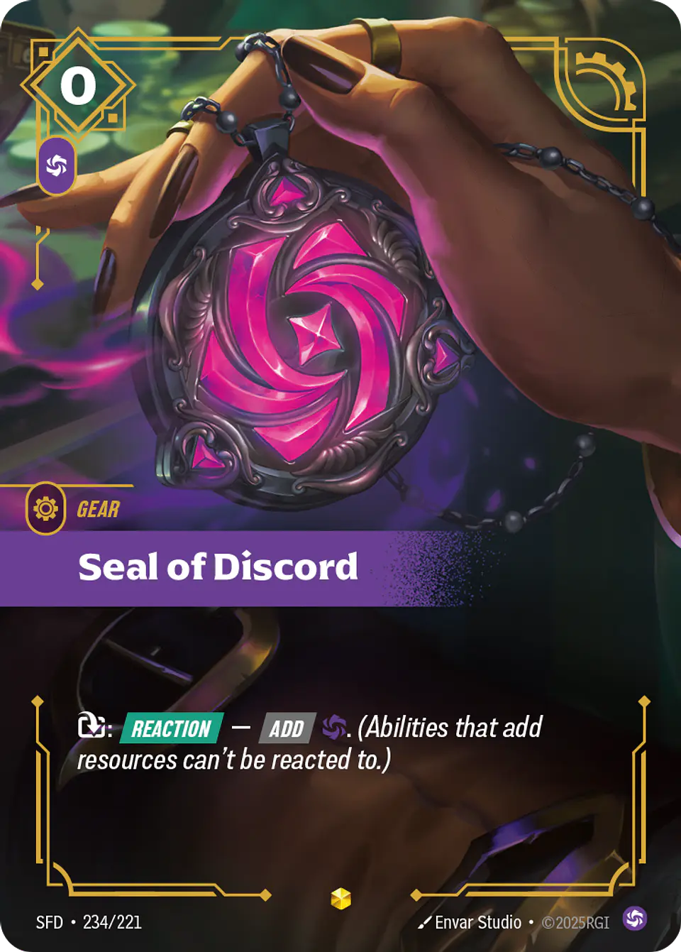 Seal of Discord (Overnumbered) 1