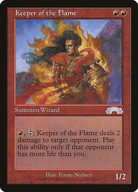 Keeper of the Flame (Retro Frame)