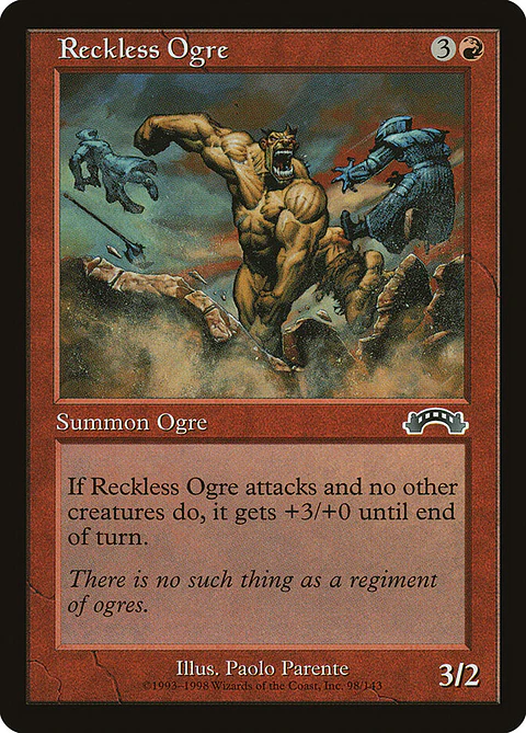 Reckless Ogre (Retro Frame)